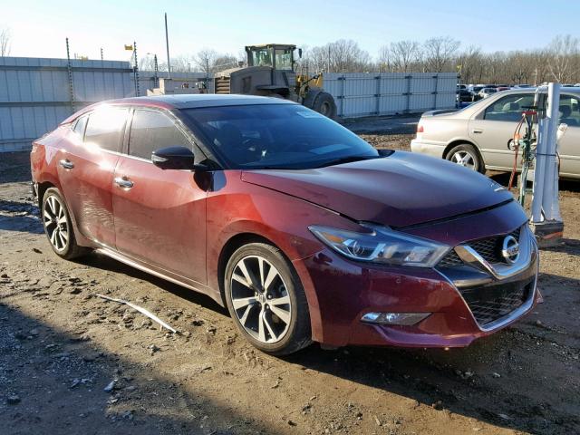 1N4AA6AP2HC402862 - 2017 NISSAN MAXIMA 3.5 RED photo 1