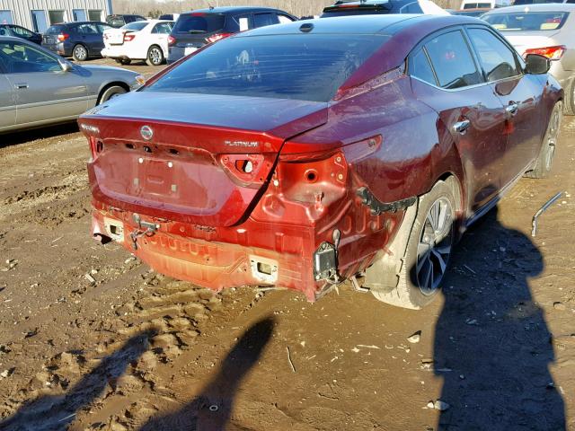 1N4AA6AP2HC402862 - 2017 NISSAN MAXIMA 3.5 RED photo 9