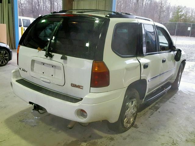 1GKDT13S672137670 - 2007 GMC ENVOY WHITE photo 4