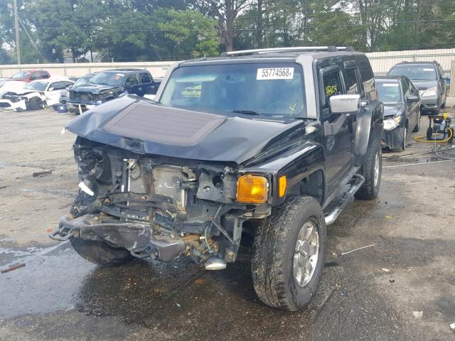 5GTDN13EX78219746 - 2007 HUMMER H3 BLACK photo 2