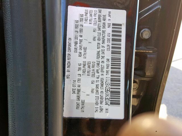 JM1DE1KY5E0187111 - 2014 MAZDA MAZDA2 SPO 黑色 照片 10