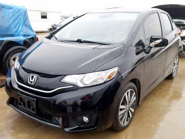 3HGGK5H82FM714445 - 2015 HONDA FIT EX BLACK photo 2