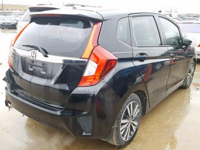 3HGGK5H82FM714445 - 2015 HONDA FIT EX BLACK photo 4