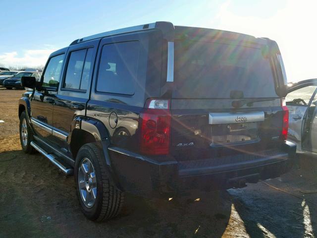 1J8HG68207C632070 - 2007 JEEP COMMANDER BLACK photo 3