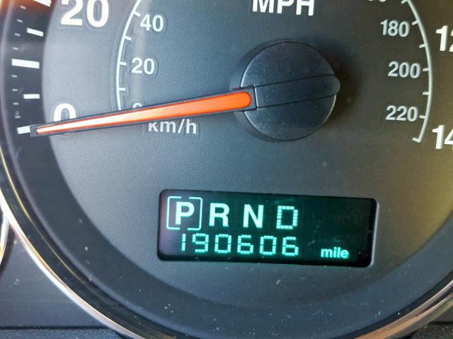 1J8HG68207C632070 - 2007 JEEP COMMANDER BLACK photo 8