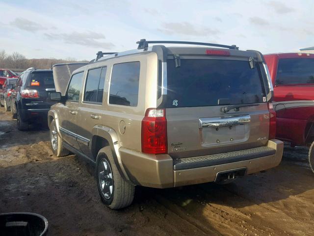 1J8HG58N96C169929 - 2006 JEEP COMMANDER GOLD photo 3