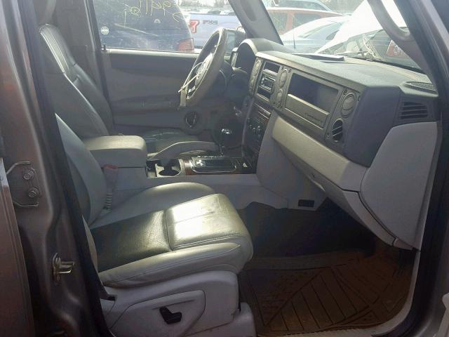 1J8HG58N96C169929 - 2006 JEEP COMMANDER GOLD photo 5
