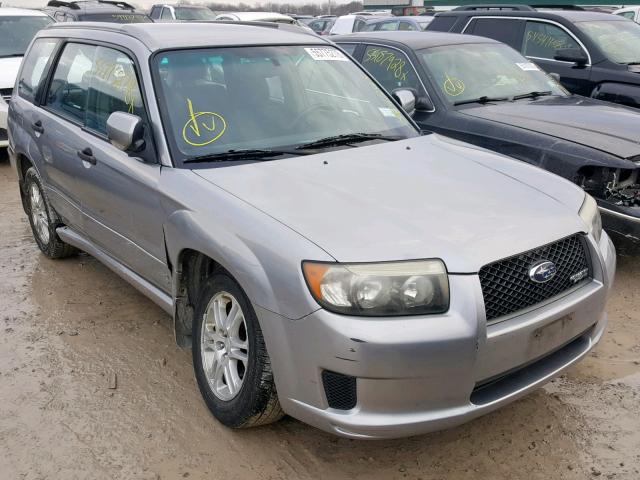 JF1SG66658H718407 - 2008 SUBARU FORESTER S SILVER photo 1