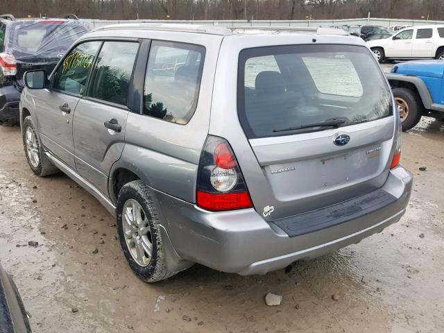 JF1SG66658H718407 - 2008 SUBARU FORESTER S SILVER photo 3