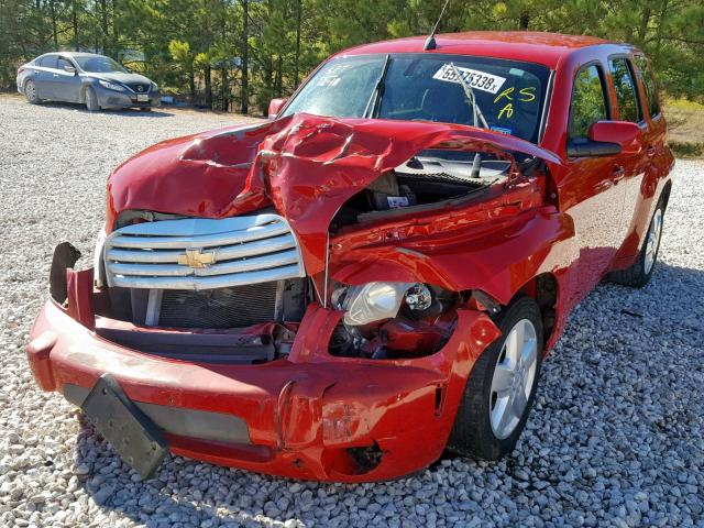 3GNBABFW3BS525568 - 2011 CHEVROLET HHR LT RED photo 2