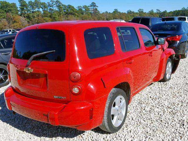 3GNBABFW3BS525568 - 2011 CHEVROLET HHR LT RED photo 4