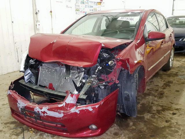 3N1AB6AP1AL661685 - 2010 NISSAN SENTRA 2.0 RED photo 2