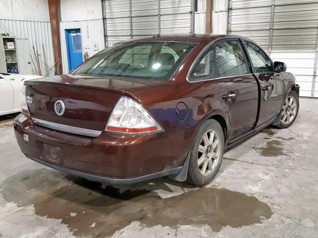 1MEHM42W59G634214 - 2009 MERCURY SABLE PREM MAROON photo 4