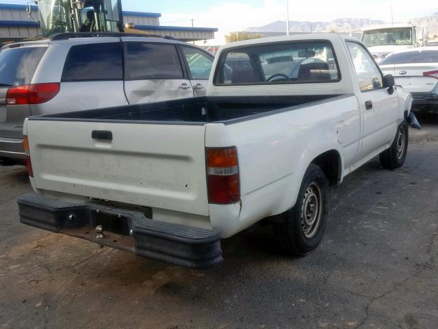 4TARN81A9PZ054574 - 1993 TOYOTA PICKUP 1/2 WHITE photo 4