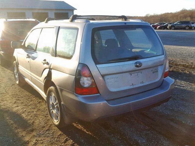 JF1SG66608H721330 - 2008 SUBARU FORESTER S GRAY photo 3