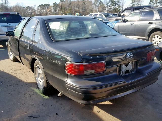 1G1BL52P7SR151268 - 1995 CHEVROLET CAPRICE / BLACK photo 3