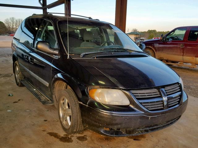 1D4GP45R95B241790 - 2005 DODGE CARAVAN SX BLACK photo 1