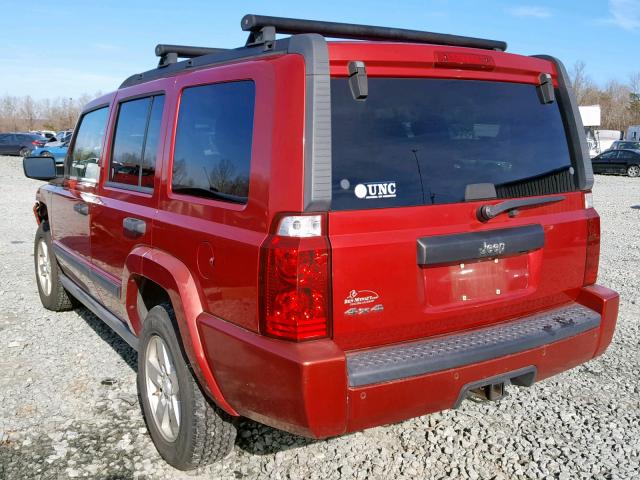 1J8HG48K66C330673 - 2006 JEEP COMMANDER Qırmızı foto 3