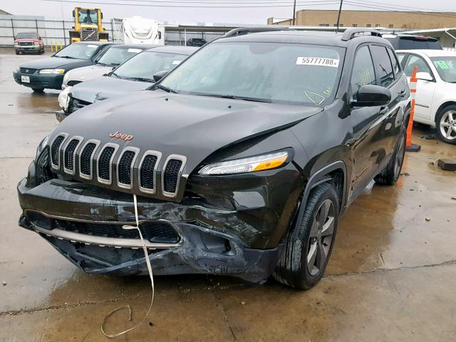 1C4PJLCB3HW514184 - 2017 JEEP CHEROKEE L GREEN photo 2