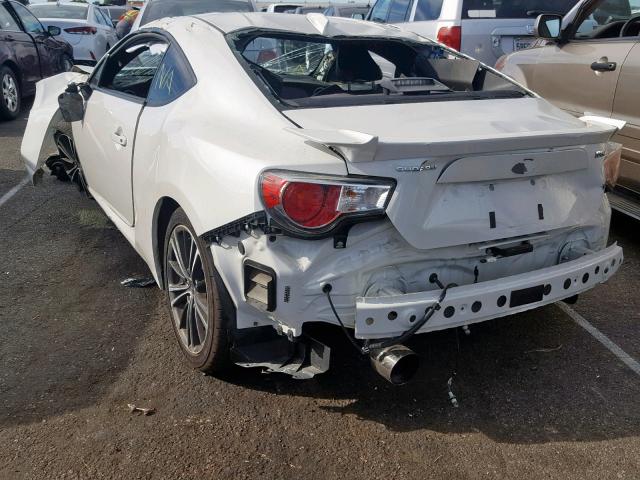 JF1ZCAC18F9600039 - 2015 SUBARU BRZ 2.0 LI WHITE photo 3