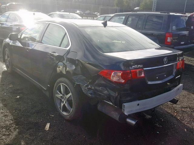 JH4CU2F80EC004631 - 2014 ACURA TSX SE BLACK photo 3