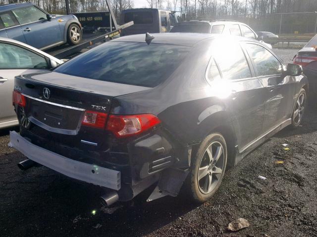 JH4CU2F80EC004631 - 2014 ACURA TSX SE BLACK photo 4