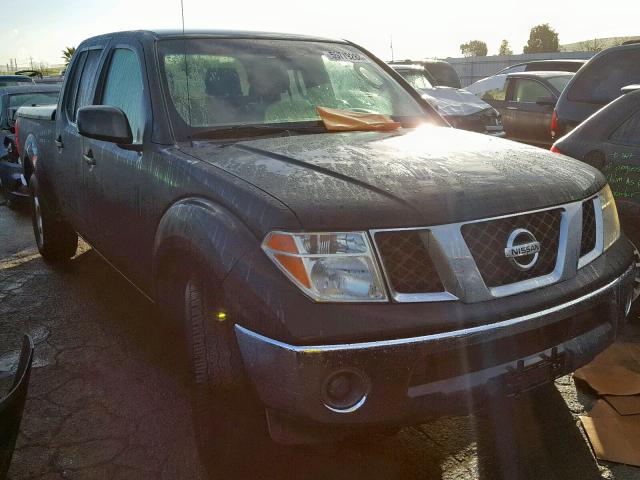 1N6AD09U87C466750 - 2007 NISSAN FRONTIER C BLACK photo 1