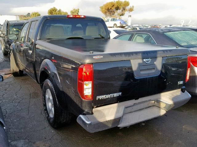 1N6AD09U87C466750 - 2007 NISSAN FRONTIER C BLACK photo 3