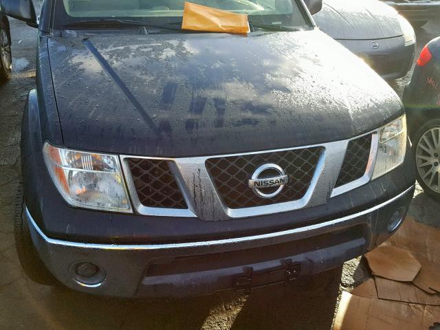 1N6AD09U87C466750 - 2007 NISSAN FRONTIER C BLACK photo 7