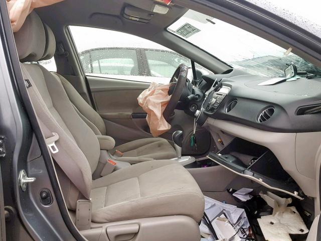 JHMZE2H58CS004051 - 2012 HONDA INSIGHT LX GRAY photo 5