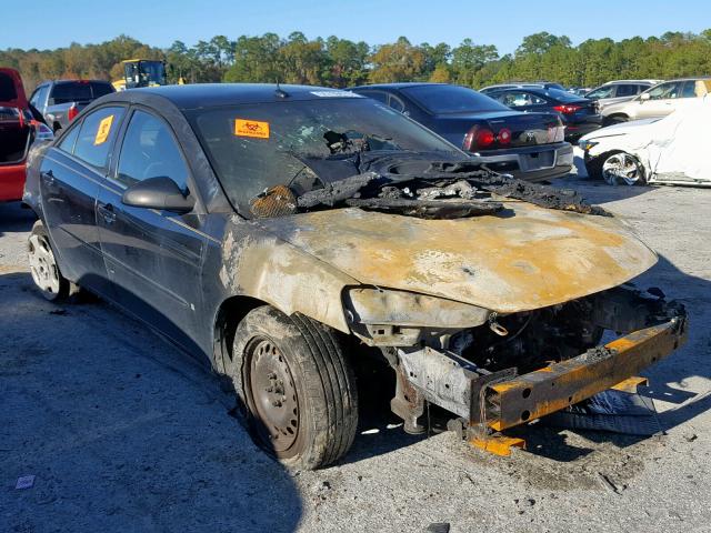 1G2ZF57B484101853 - 2008 PONTIAC G6 VALUE L BLACK photo 1