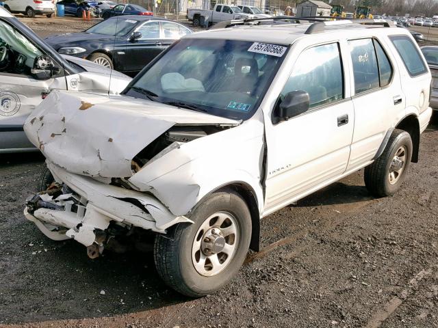 4S2CK58W2X4319176 - 1999 ISUZU RODEO S WHITE photo 2