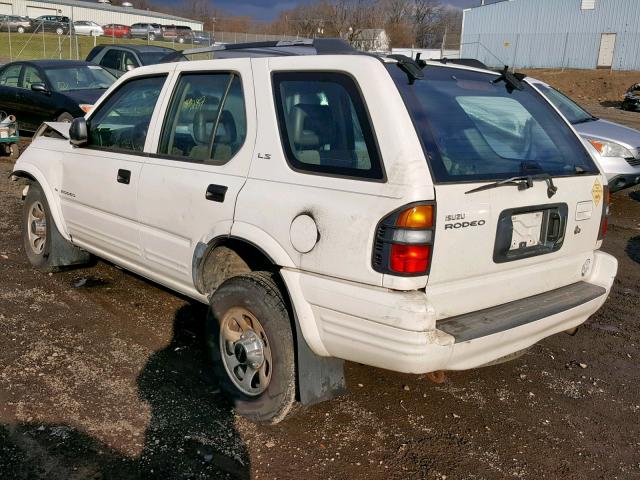 4S2CK58W2X4319176 - 1999 ISUZU RODEO S WHITE photo 3