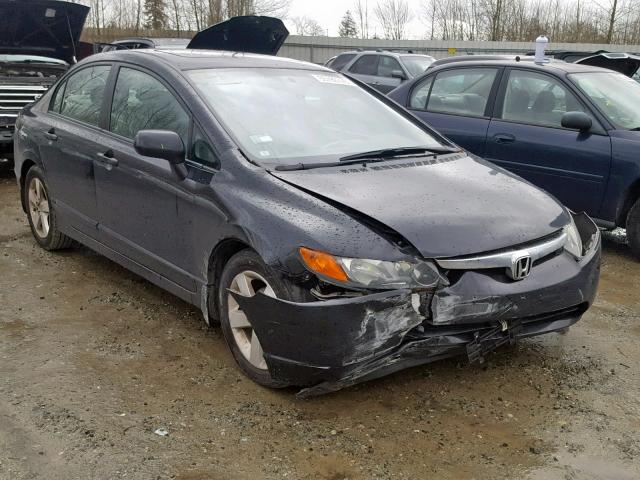 1HGFA16908L079149 - 2008 HONDA CIVIC EXL BLACK photo 1