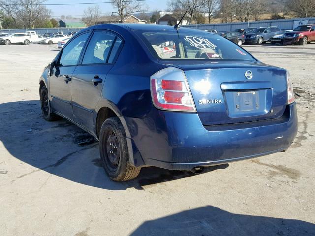 3N1AB61E58L640587 - 2008 NISSAN SENTRA 2.0 BLUE photo 3