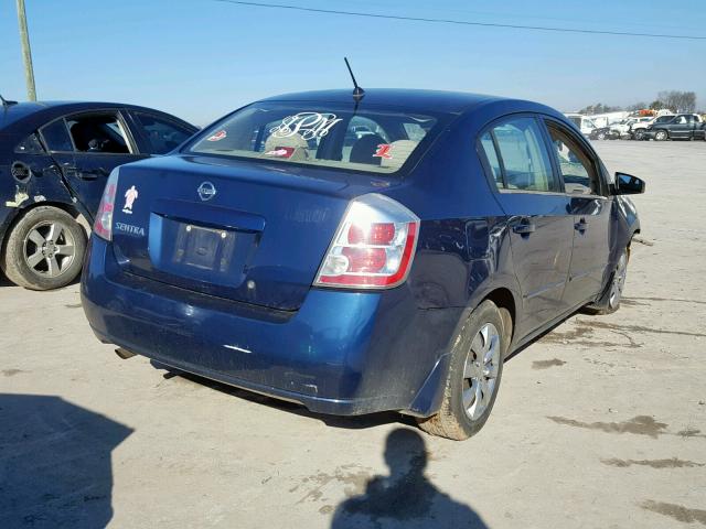 3N1AB61E58L640587 - 2008 NISSAN SENTRA 2.0 BLUE photo 4