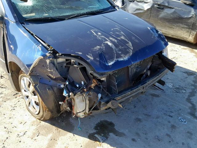 3N1AB61E58L640587 - 2008 NISSAN SENTRA 2.0 BLUE photo 9