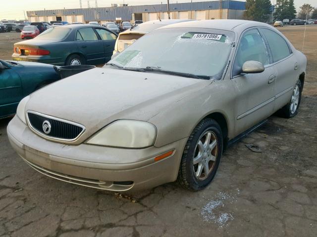 1MEFM53U01G641862 - 2001 MERCURY SABLE LS BEIGE photo 2