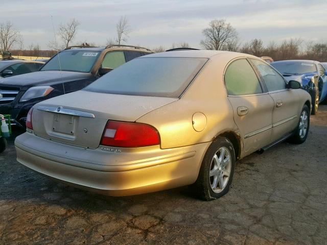 1MEFM53U01G641862 - 2001 MERCURY SABLE LS BEIGE photo 4