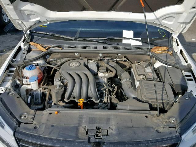 3VW2K7AJ7BM391258 - 2011 VOLKSWAGEN JETTA BASE WHITE photo 7