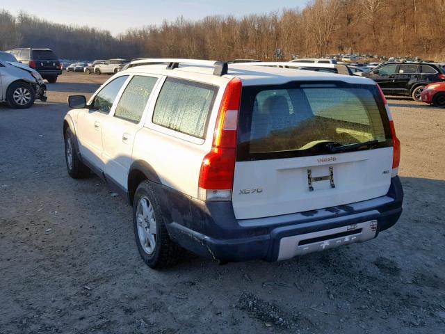 YV4SZ592361214108 - 2006 VOLVO XC70 WHITE photo 3