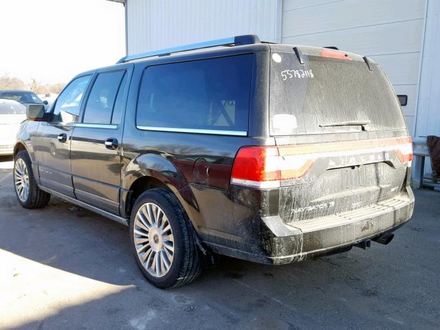 5LMJJ3JT9FEJ13784 - 2015 LINCOLN NAVIGATOR 黑色 照片 3