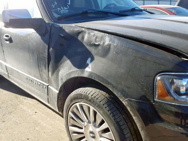 5LMJJ3JT9FEJ13784 - 2015 LINCOLN NAVIGATOR 黑色 照片 9