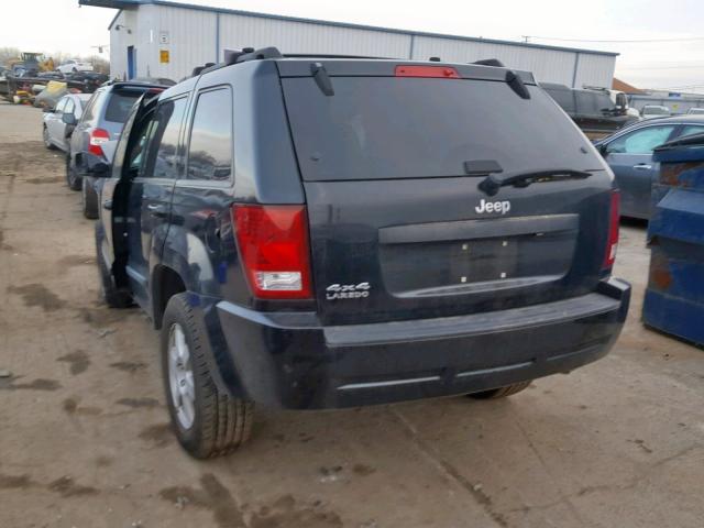 1J8GR48KX8C214501 - 2008 JEEP GRAND CHER BLACK photo 3