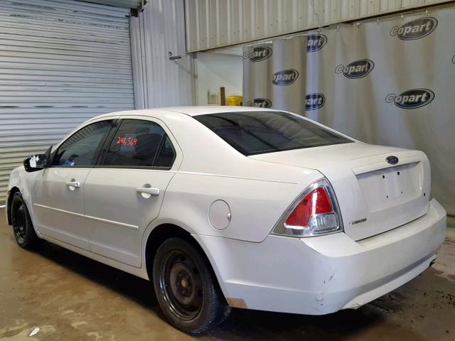 3FAFP06Z86R206211 - 2006 FORD FUSION S WHITE photo 3