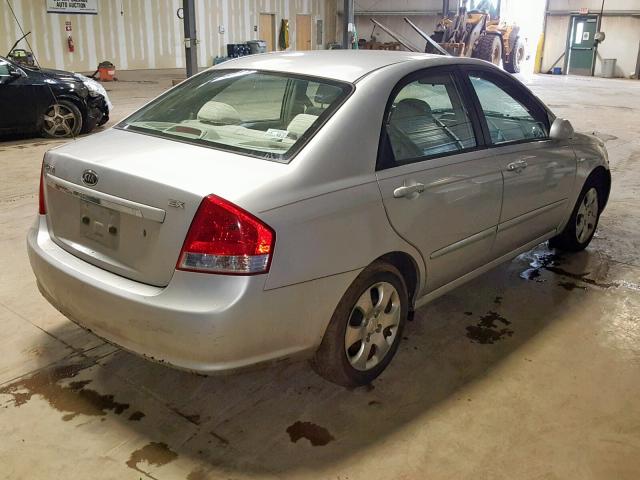 KNAFE122675446163 - 2007 KIA SPECTRA EX SILVER photo 4