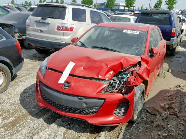 JM1BL1L70C1629836 - 2012 MAZDA 3 I RED photo 9