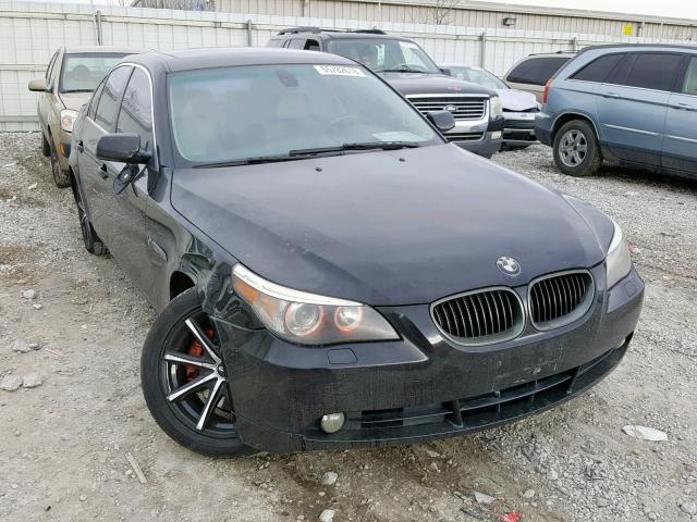 WBANA535X4B176424 - 2004 BMW 525 I BLACK photo 1