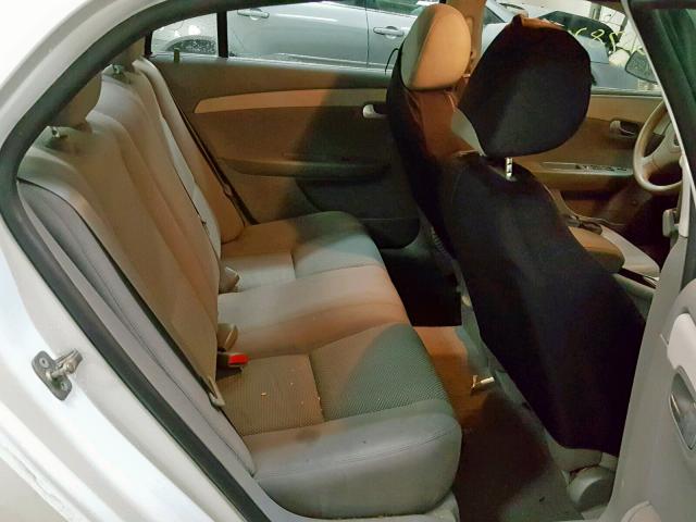 1G1ZA5EUXCF388975 - 2012 CHEVROLET MALIBU LS თეთრი ფოტო 6