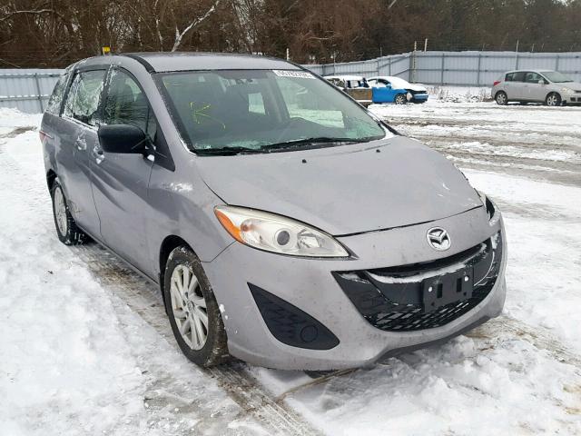 JM1CW2CL9C0122440 - 2012 MAZDA 5 SILVER photo 1